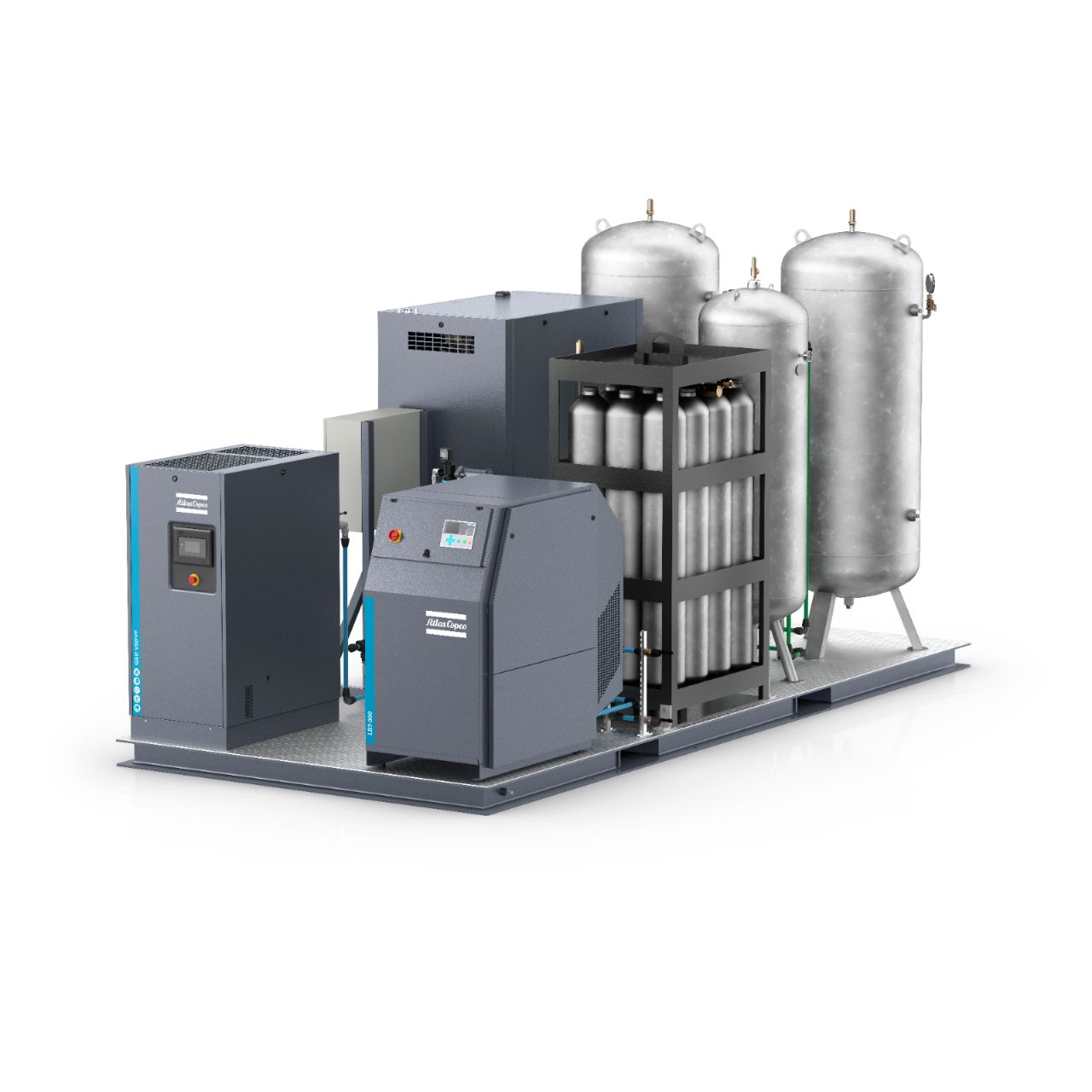 AC 撬式成套制氮机背面