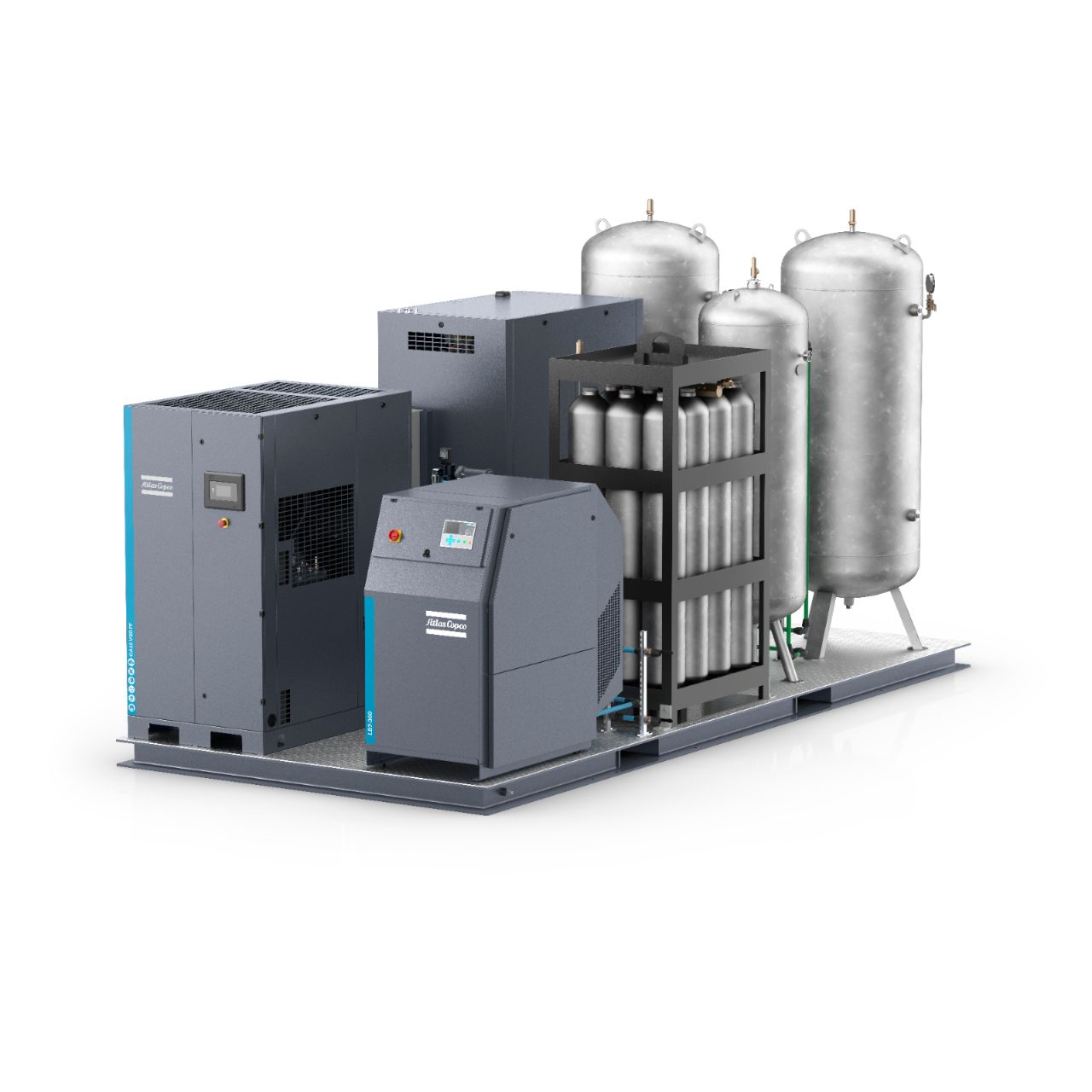 AC 撬式成套制氮机后视图