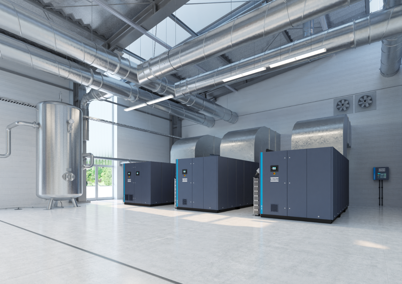 GA 180-315 VSD Hyrbid 喷油螺杆空气压缩机