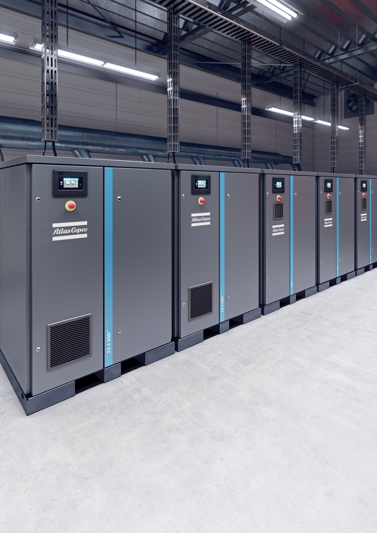 无油螺杆鼓风机 ZS 4 VSD+ 鼓风机室